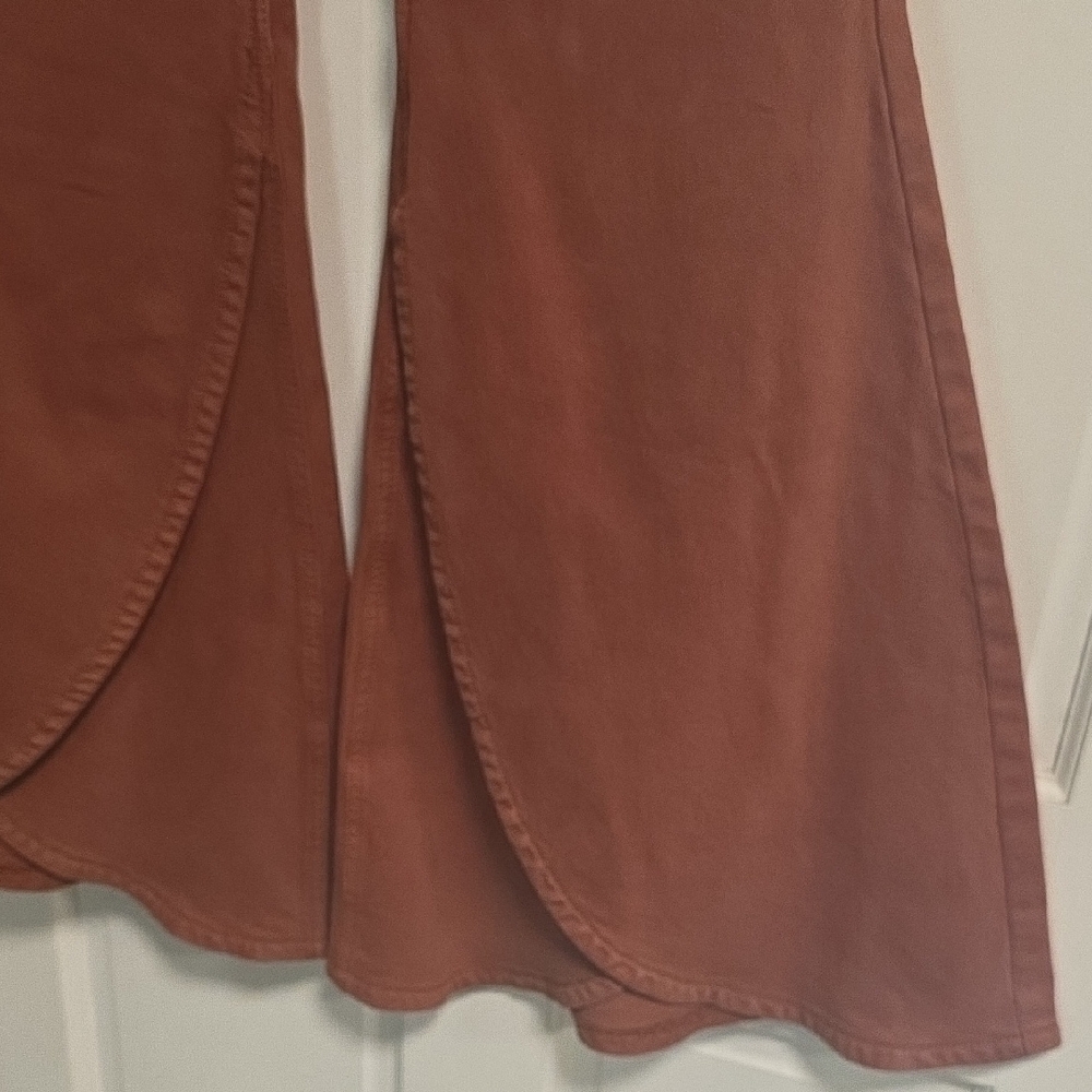 Shyanne Rust Flare & Wide Leg Jeans - Picture 3 of 7